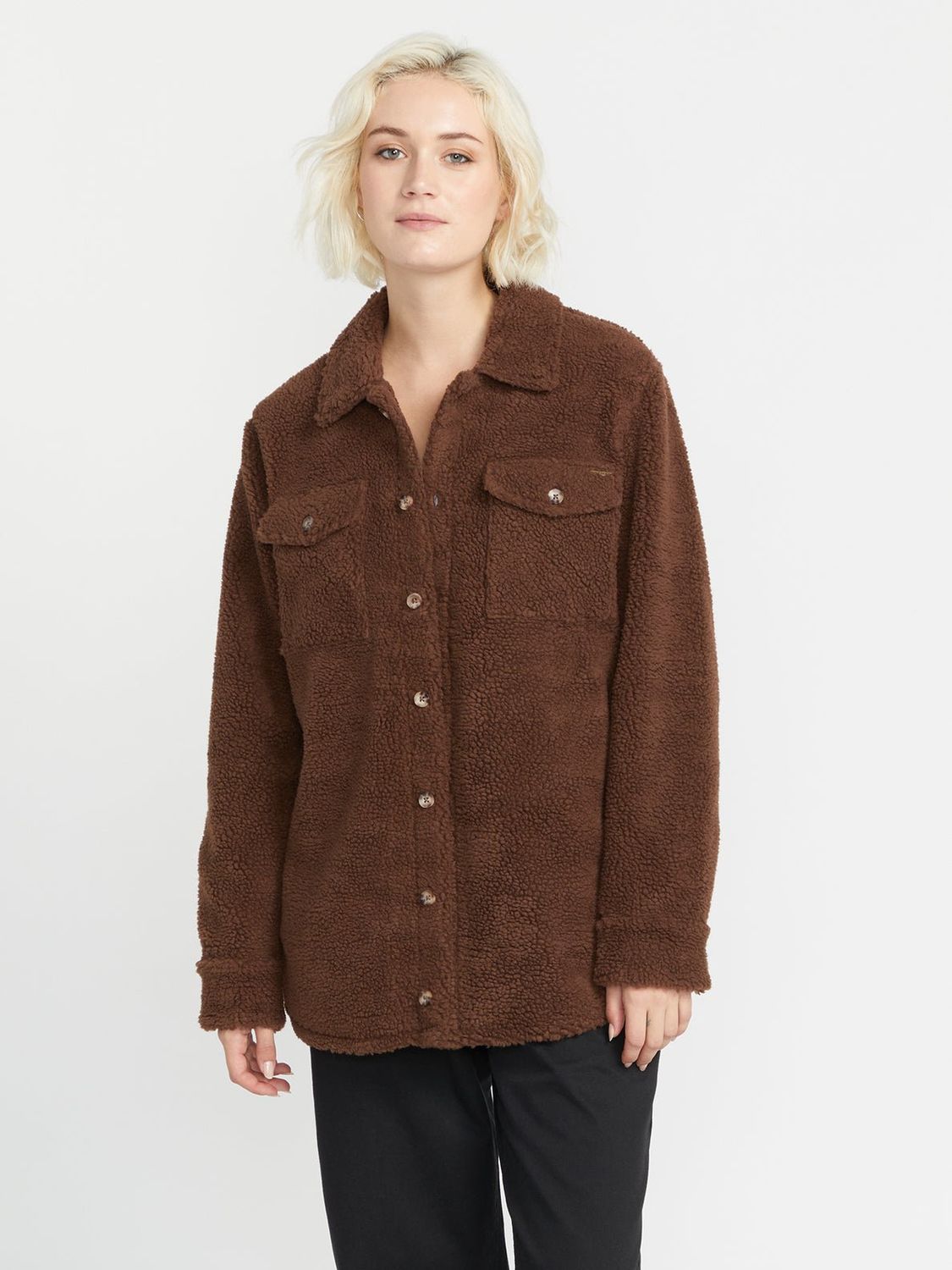 SILENT SHERPA JACKET W23, Color: CHO, Size: XS