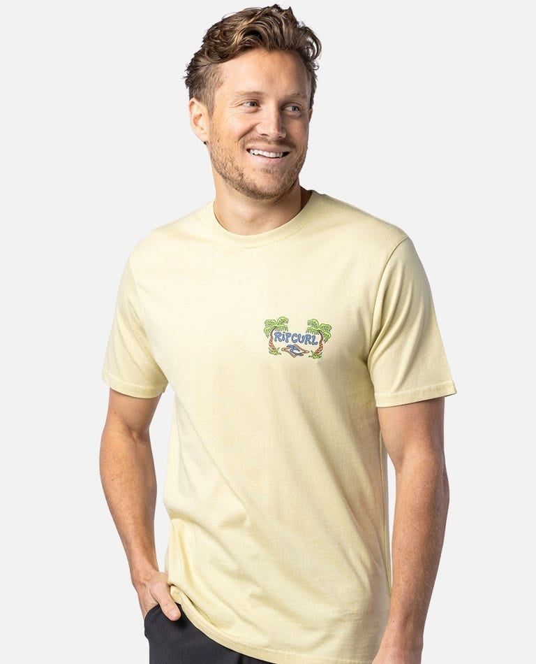 SHREDDING TEE SM24, Color: YELLOW, Size: M