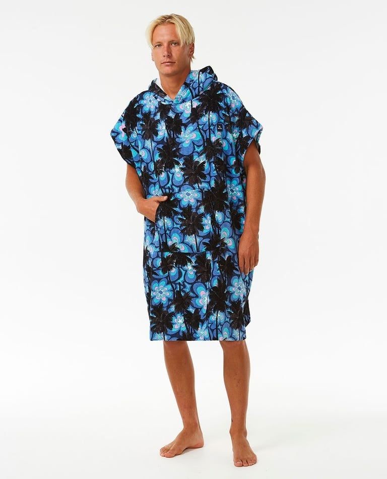 COMBO HOODED TOWEL SM24, Color: BLUE YONDER, Size: O/S