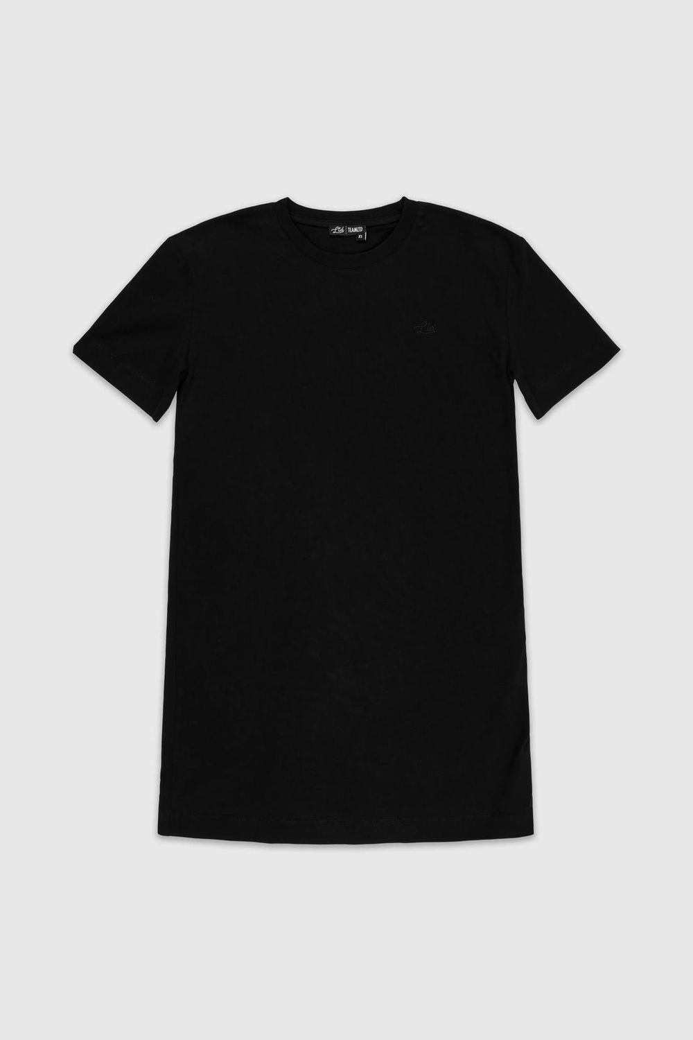 TEE DRESS SM24, Color: BLACK, Size: XS