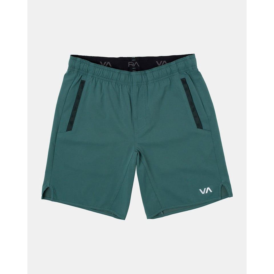 YOGGER STRETCH BOYS SHORT SM24, Color: PINE GREY, Size: XS/8