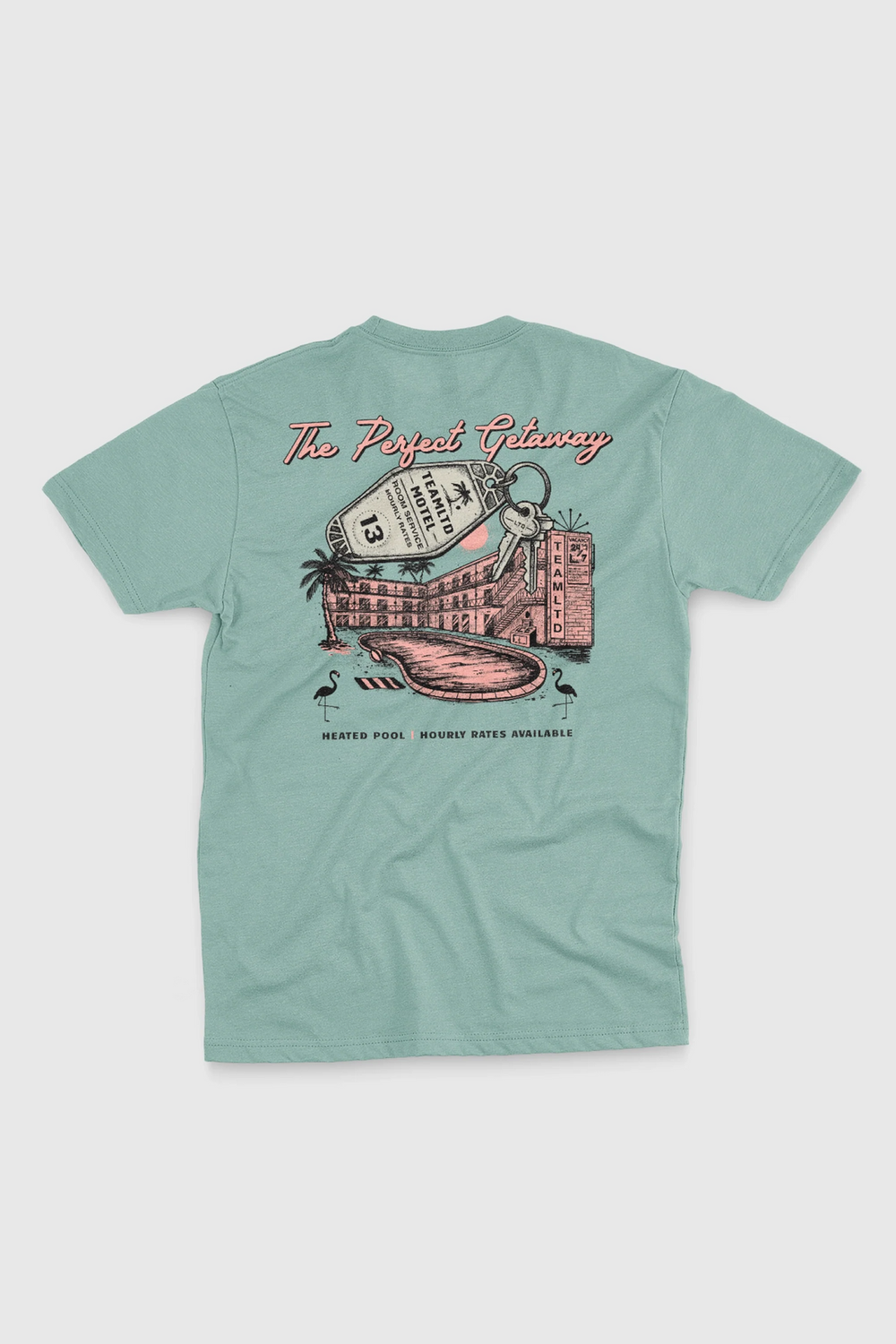 MOTEL TEE SM24, Color: SAGE, Size: M