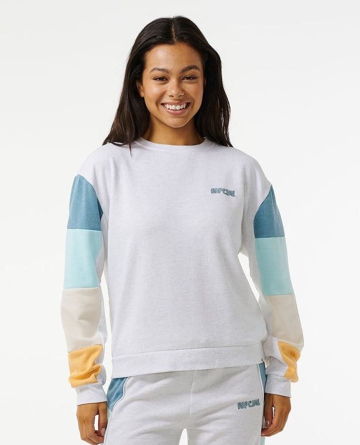 SURF REVIVAL CUT AND SEW CREW SM24, Color: GREY, Size: S