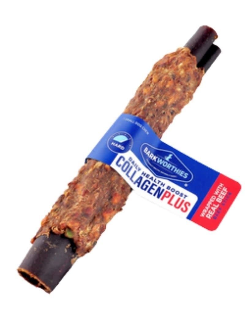 Barkworthies Collagen Plus Beef Stick Wrapped with Beef