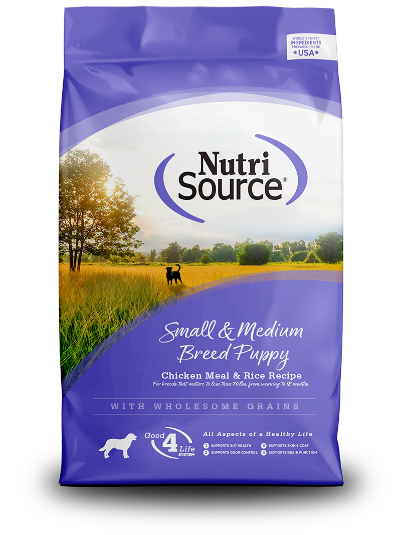 NutriSource Premium Dog Food, Color: Small-Medium Puppy, Size: 26lb