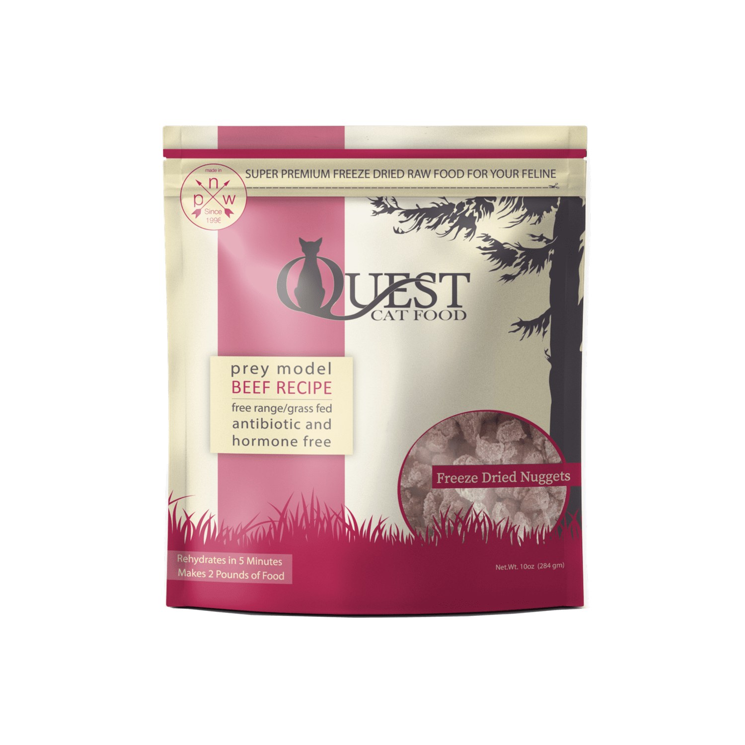 Steve&#39;s Quest Prey Model Cat Food, Color: Beef Recipe