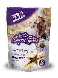 NutriSource SuperStars Training Treats, Color: Bacon, Size: 4oz