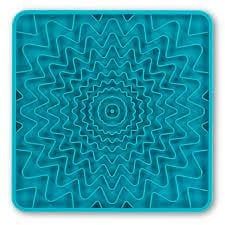 Messy Mutts Framed Interactive Licking Mat, Color: Blue