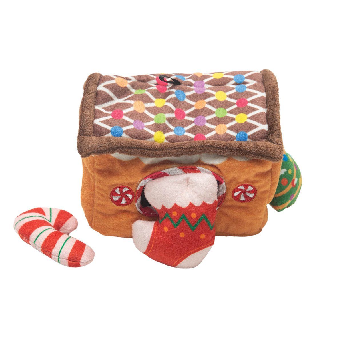 SnugArooz Hide &amp; Seek Gingerbread House 6&quot;