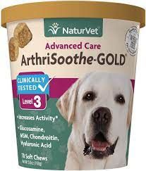 NaturVet ArthriSoothe-GOLD Soft Chews, Size: 70 ct