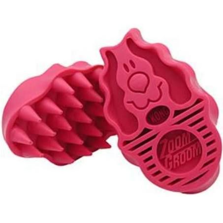 Kong Zoom Groom, Color: Raspberry Lg, Size: Dog