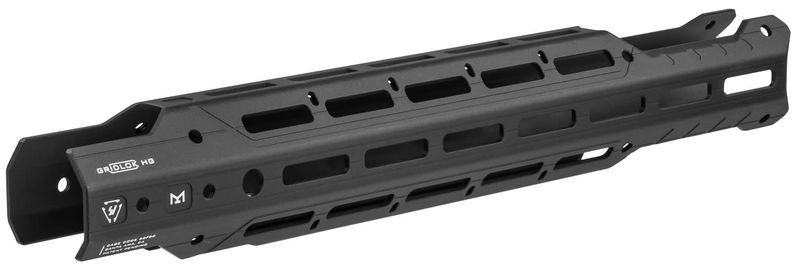Strike GRIDLOKHG15 GridLok Handguard AR Platforms Black Hardcoat Anodized Aluminum 15&quot; M-LOK