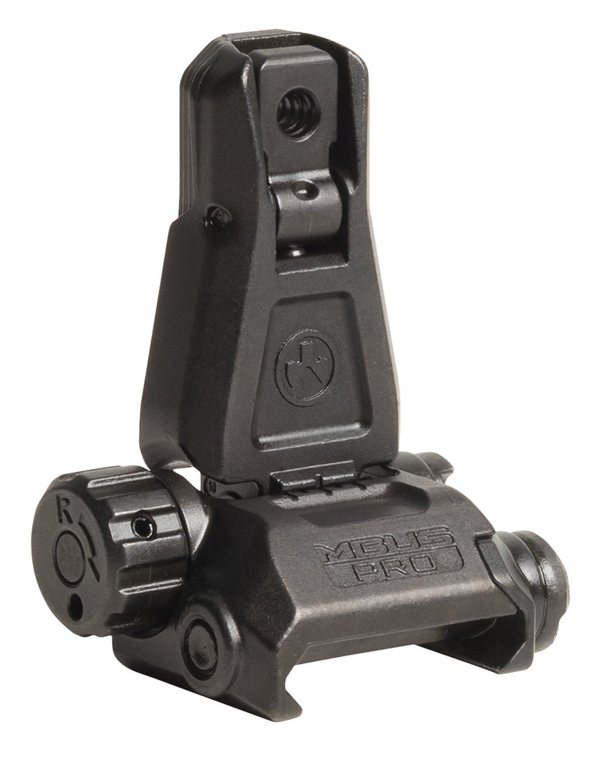 Magpul MAG276-BLK MBUS Pro Rear Sight Folding Black for AR-Platform