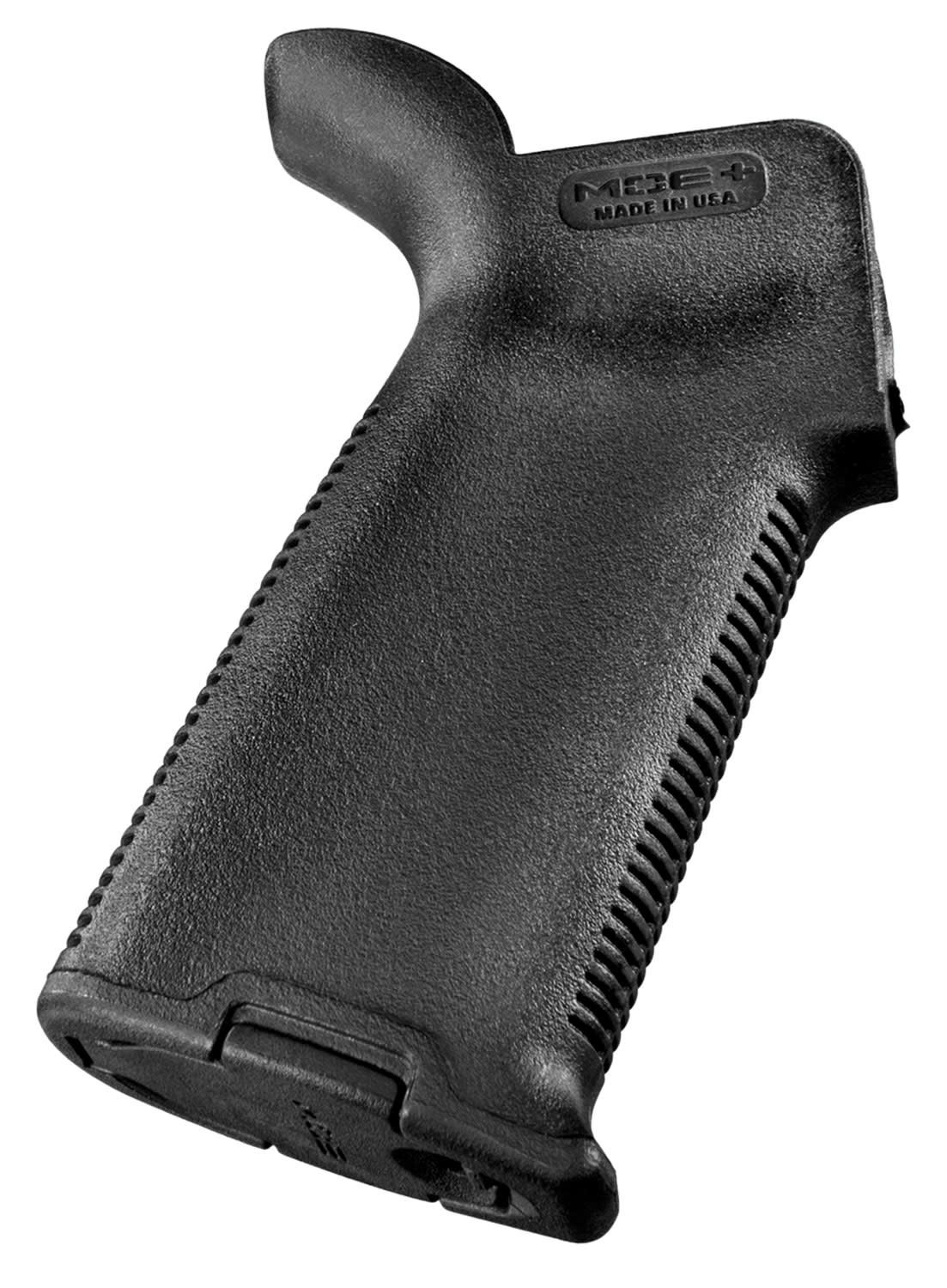 Magpul MAG416-BLK MOE+ Grip Textured Black Polymer with OverMolded Rubber for AR-15, AR-10, M4, M16, M110, SR25