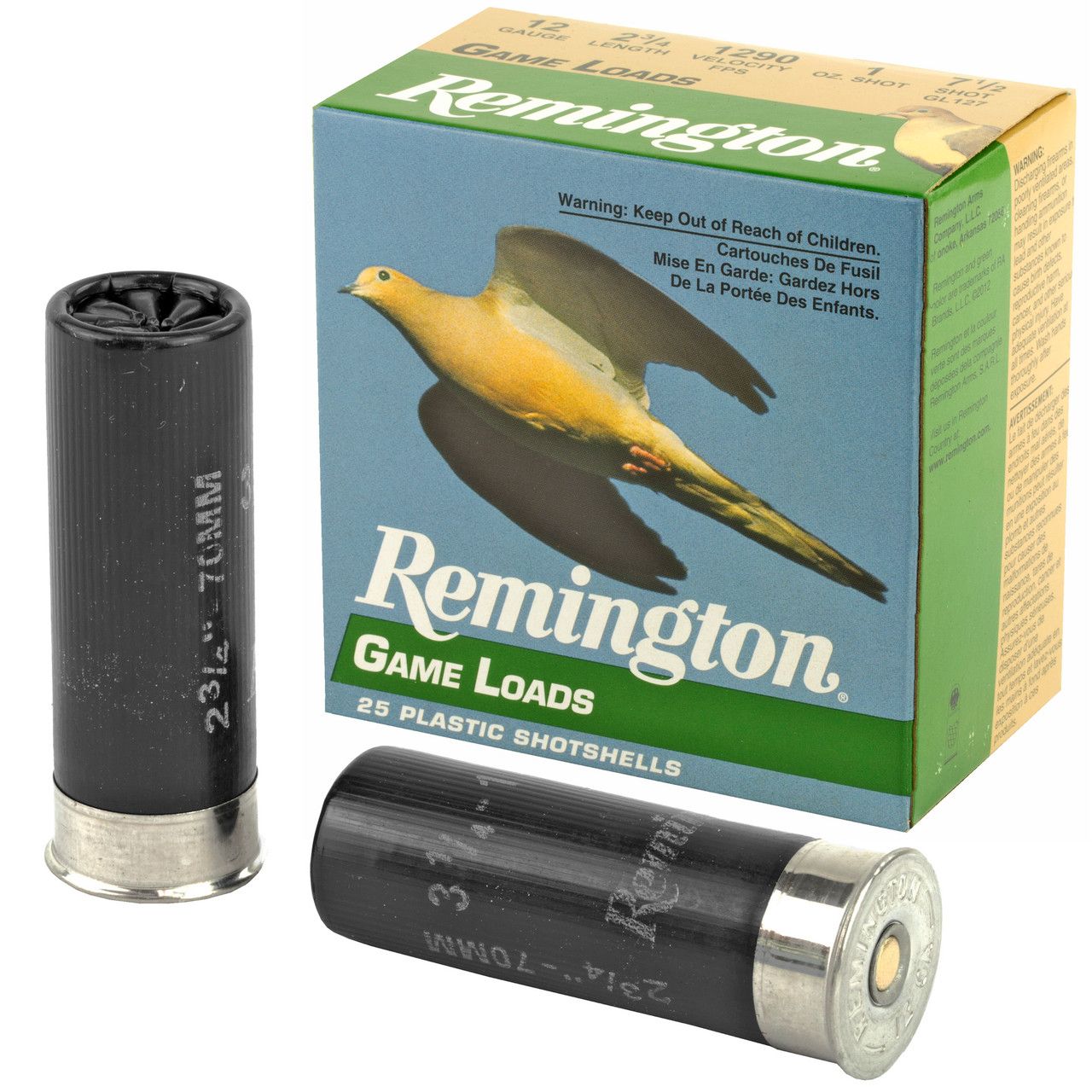 Remington 12ga Game Loads 25 Shells