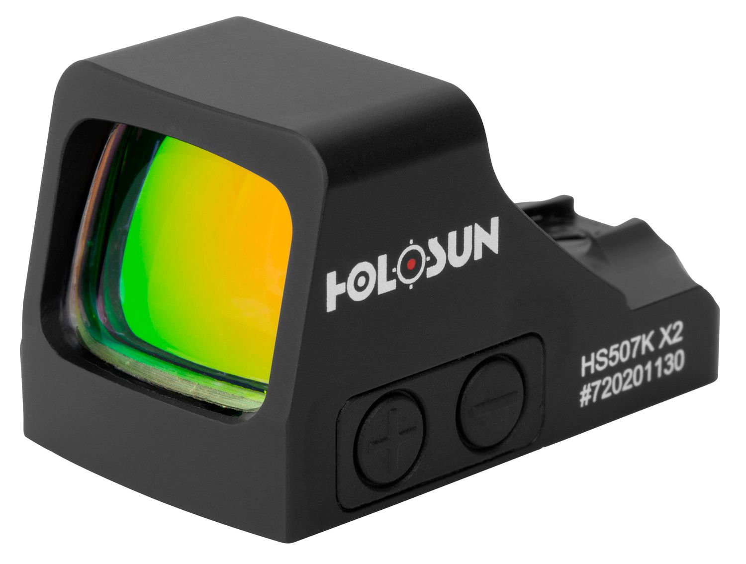 Holosun HS507KX2 507 Black Anodized 1 x 0.58&quot; x 0.77&quot; 2 MOA red Dot/32 MOA Circle Multi Reticle