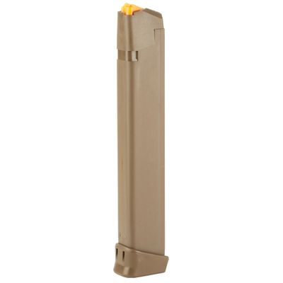 Glock 47463 G17/34 Glock 17/19/26/34/45 33rd 9mm Luger, Flat Dark Earth Polymer
