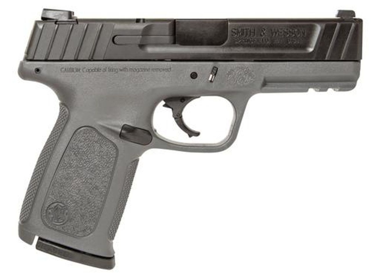 Smith &amp; Wesson 11995 SD9 Compact Frame 9mm Luger 16+1, 4&quot; Black Armornite Stainless Steel Barrel &amp; Serrated Slide, Gray Polymer Frame w/Picatinny Rail, Gray Textured Grip, No Safety