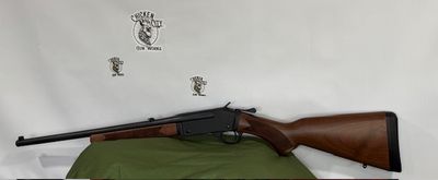 Henry H015350 Single Shot 350 Legend Caliber with 1rd Capacity, 22" Barrel, Overall Blued Metal Finish &amp; American Walnut Stock, Right Hand (Full Size)