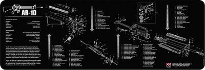 TekMat TEKR36AR10 AR-10 Cleaning Mat AR-10 Parts Diagram 12&quot; x 36&quot;