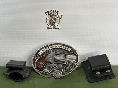 North American Arms 22l .22lr Belt Buckle Pocket Pistol *Pre-Owned*