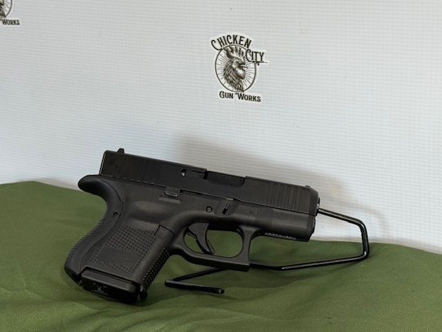 Glock UA265S201 G26 Gen5 Sub-Compact 9mm Luger 10+1 3.43&quot; Black GMB Barrel, Black nDLC Serrated Slide, Black Polymer Frame, Black Textured w/Interchangeable Backstrap Grip, Ambidextrous, USA Made