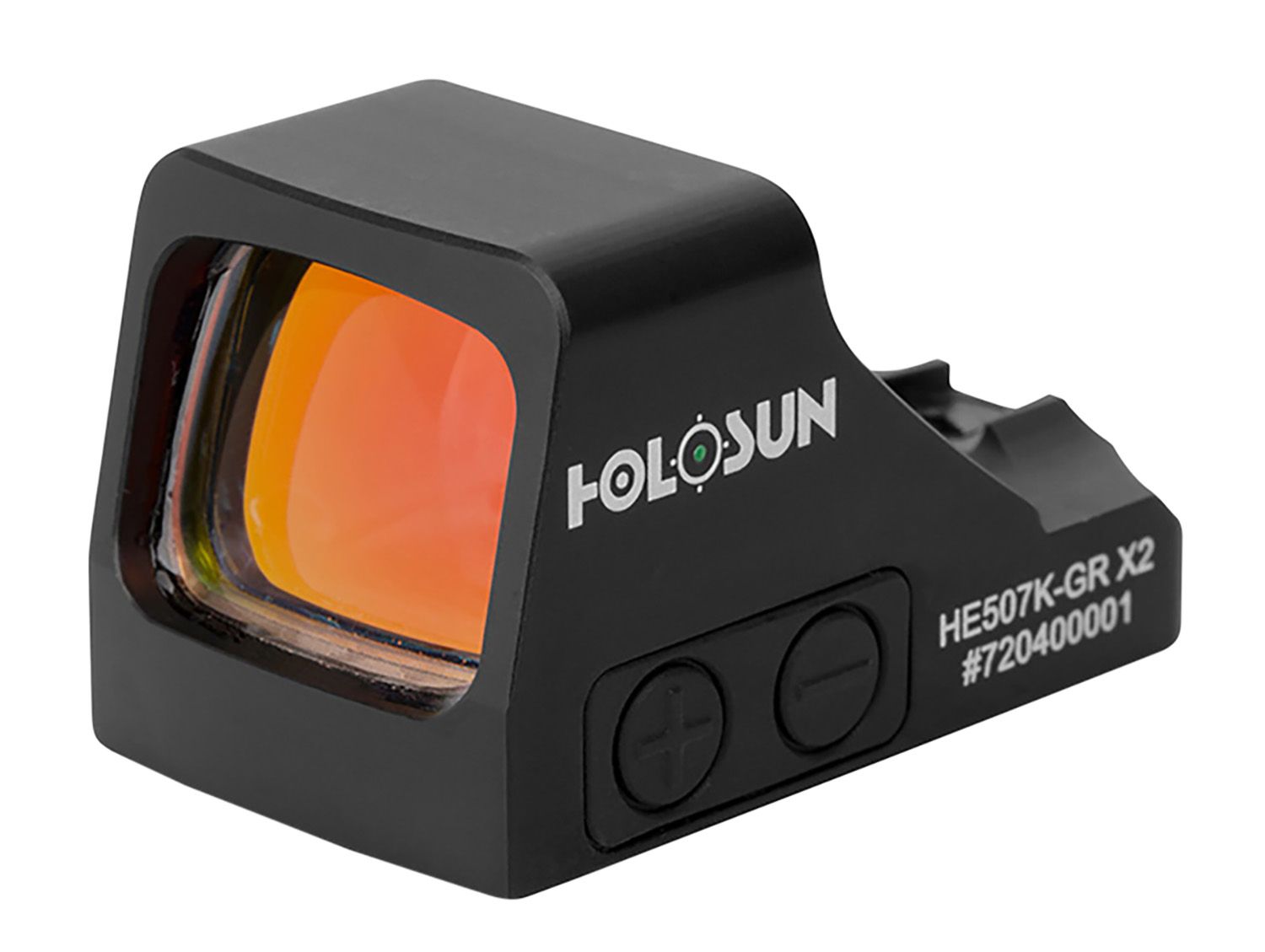 Holosun HE507KGRX2 507 Black Anodized 1 x 0.58&quot; x 0.77&quot; 2 MOA Green Dot/32 MOA Circle Multi Reticle