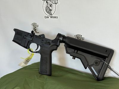 PSA AR15 Complete Lower B5 Bravo Stock &amp; Hand Grip, Black