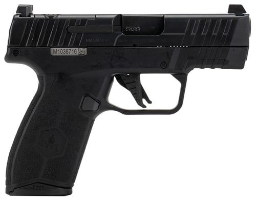 IWI US M9SLIM13E MASADA Slim Elite 9mm Luger 13+1 3.10&quot; Button-Rifled Barrel, Optic Ready/Serrated Slide, Black Polymer Frame w/Picatinny Rail, Black Textured Grip, Ambidextrous