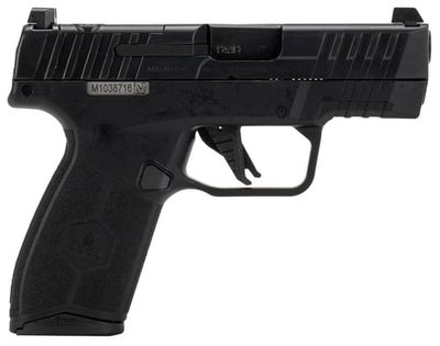 IWI US M9SLIM13E MASADA Slim Elite 9mm Luger 13+1 3.10" Button-Rifled Barrel, Optic Ready/Serrated Slide, Black Polymer Frame w/Picatinny Rail, Black Textured Grip, Ambidextrous