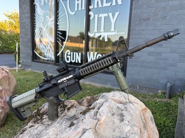 Bushmaster XM15-E2S w/ Nikon Spur Tactical Optic OD Green Accessories *Pre-owned*