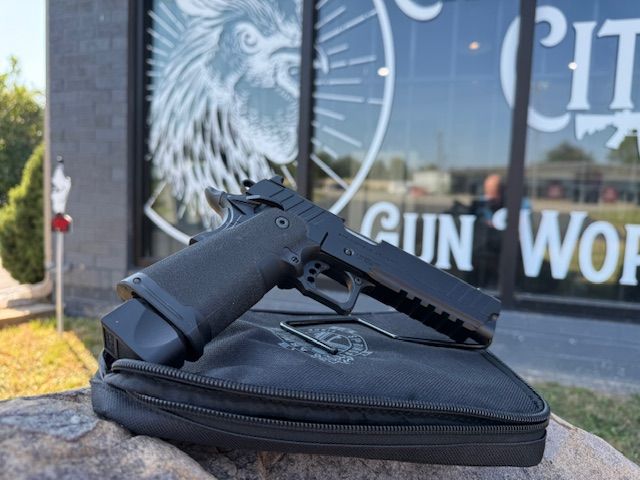 Springfield Armory PH9119AOS Prodigy DS 9mm Luger 20+1 5" Stainless Match Grade Bull Barrel, Black Cerakote Optic Cut/Serrated Carbon Steel Slide &amp; Frame w/Beavertail, Black Polymer Grip, Right Hand