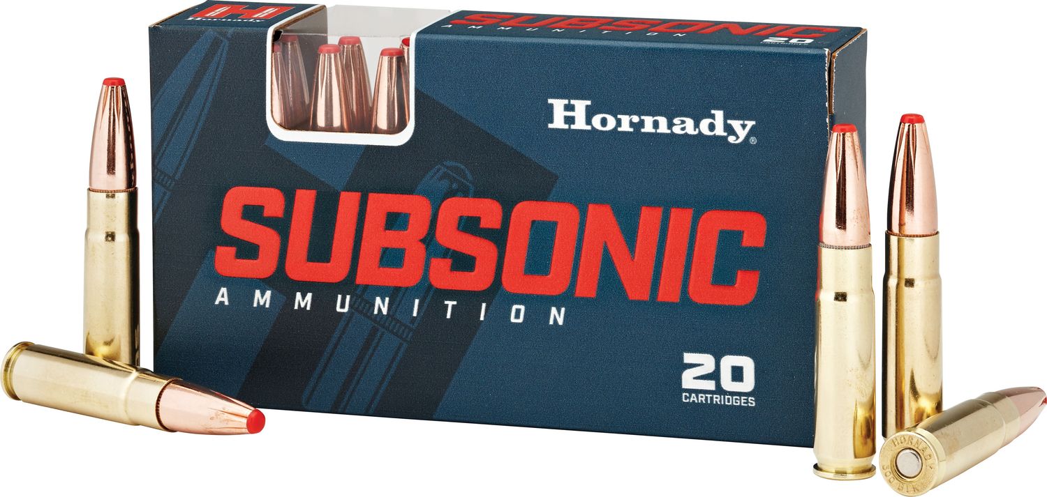Hornady Subsonic Rifle 300 Blackout 190gr Sub X 20 Per Box/10 Case