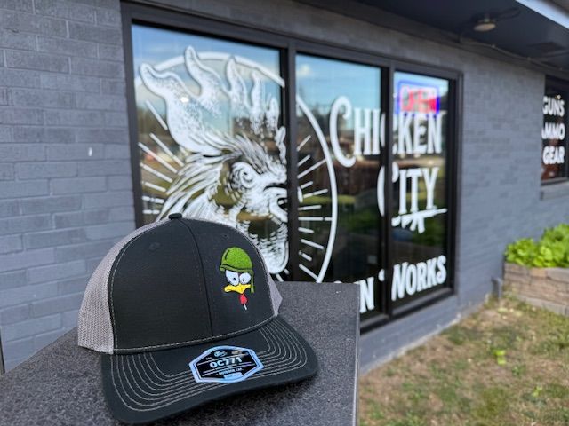 Chuck Black Grey Trucker Hats
