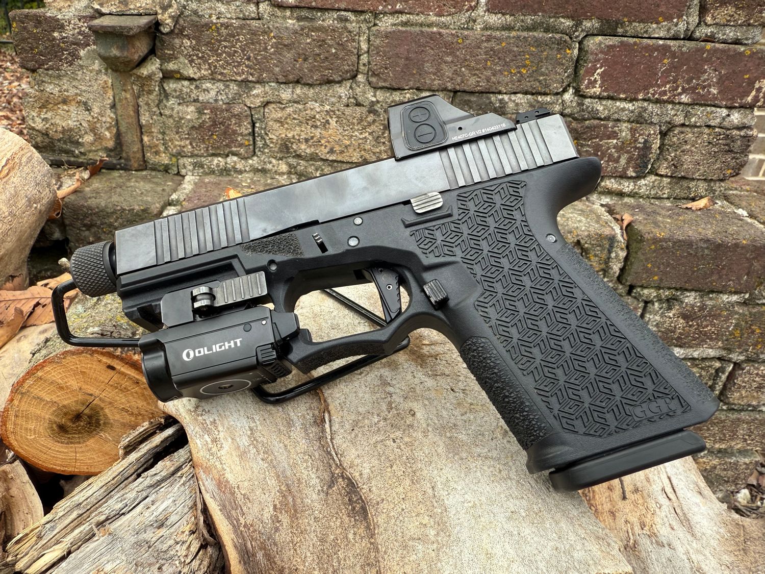 Grey Ghost Precision / P80 9mm Pistol with Olight/laser and Holosun Red Dot ***Pre owned***