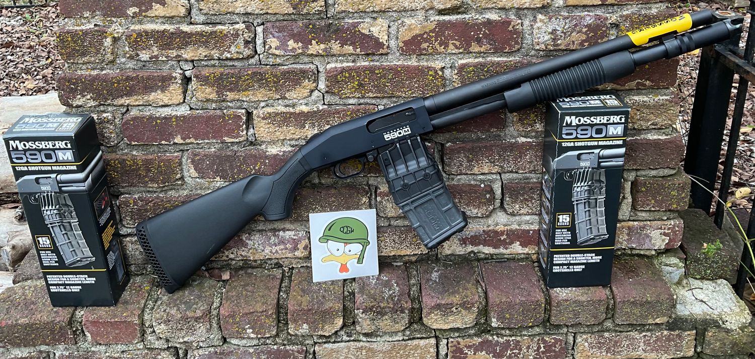 Mossberg 590M 12ga 3 Magazines (2 - 15 round, 1 - 10 Round) *Pre-owned*