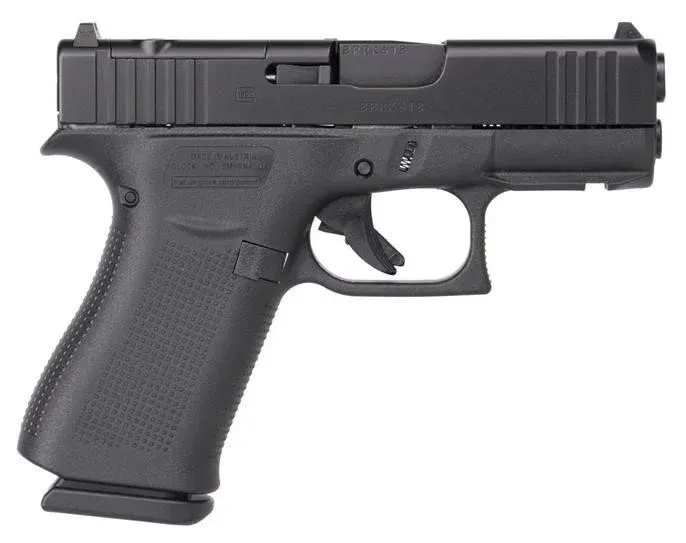 Glock PX4350201FRMOS G43X MOS Slim Sub-Compact 9mm Luger 10+1 3.41" Black GMB Barrel, Black nDLC MOS Cut/Serrated Steel Slide, Black Polymer Frame w/Picatinny Rail Black Textured Polymer Grip, Ambidex