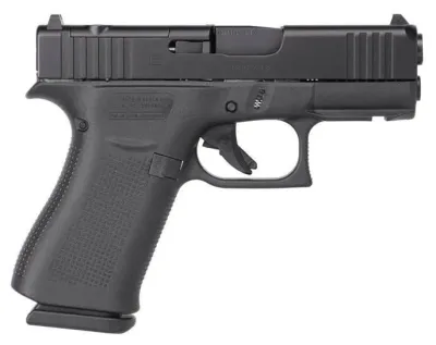 Glock PX4350201FRMOS G43X MOS Slim Sub-Compact 9mm Luger 10+1 3.41" Black GMB Barrel, Black nDLC MOS Cut/Serrated Steel Slide, Black Polymer Frame w/Picatinny Rail Black Textured Polymer Grip, Ambidex