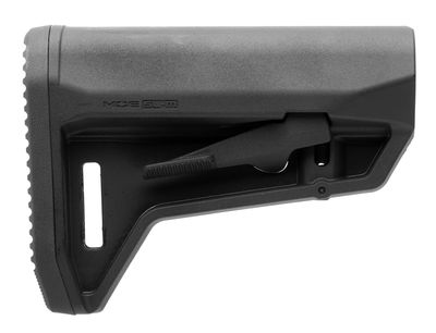 Magpul MAG1242BLK MOE SL-M Carbine Stock Black Synthetic for Mil-Spec AR-Platform