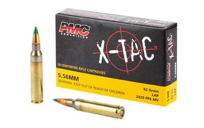 PMC 556 X-Tac 5.56x45mm NATO 62 gr Light Armor Piercing (LAP) 20 Bx/ 50 Cs