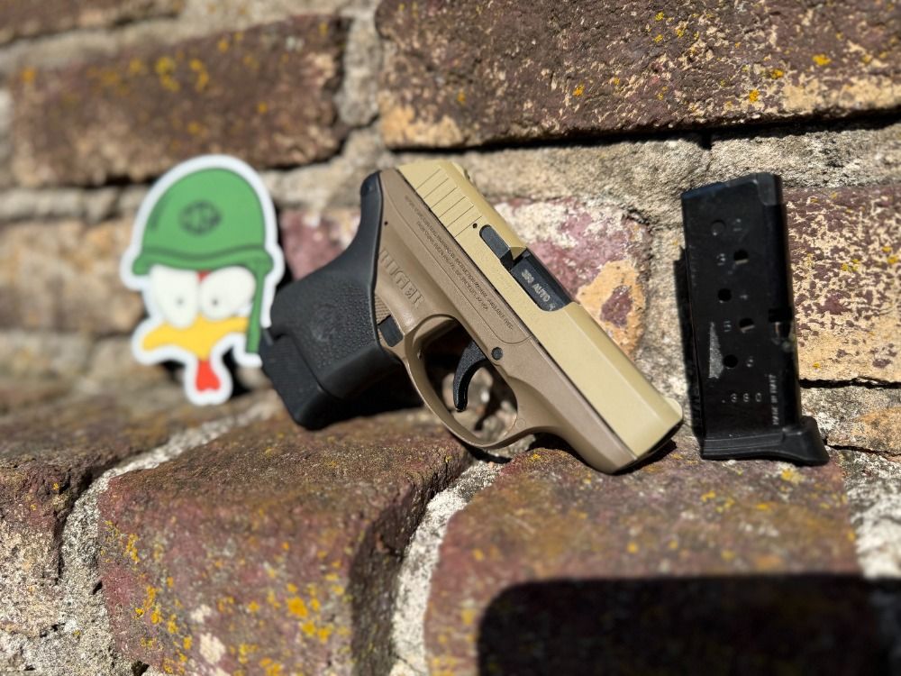 TALO Exclusive Ruger LCP 380 ACP FULL FDE 6+1 W/SOFT CASE &amp; 2 MAGS ***Pre-Owned