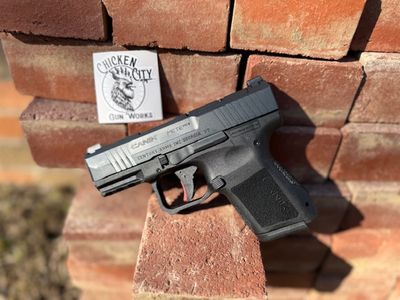 Canik HG7620N Mete MC9 9mm Luger 12+1/15+1 3.18" Black Steel Barrel, Matte Black Tenifer Cerakote Optic Ready/Serrated Slide, Black Polymer Frame w/Picatinny Rail, Black Polymer Grips