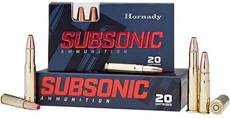 Hornady 82742 Subsonic Rifle 45-70Gov 410gr Sub X 20 Per Box/10 Case