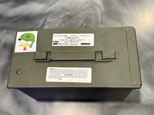 GEORGIA ARMS "Canned Heat" 10mm Auto 180gr. Full Metal Jacket, 1,000 Rounds