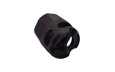 True Precision, Y-Micro Comp, Compensator, 9MM, Fits 1/2X28 Threads, DLC Finish, Black