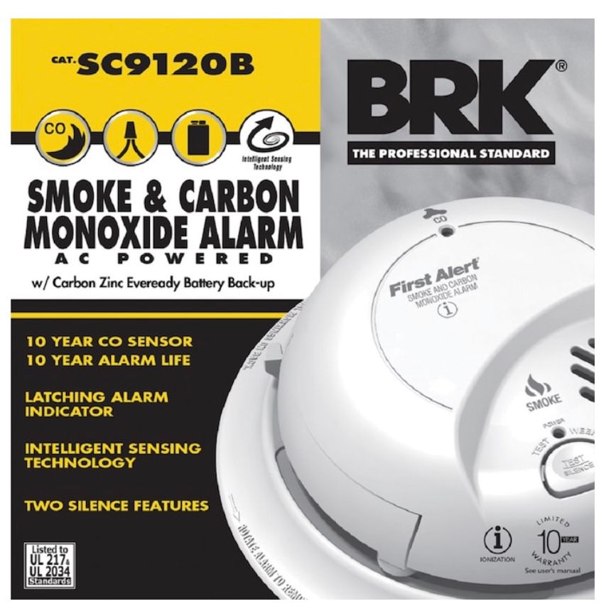 Hardwire Combo Smoke/Carbon Monoxide Alarm