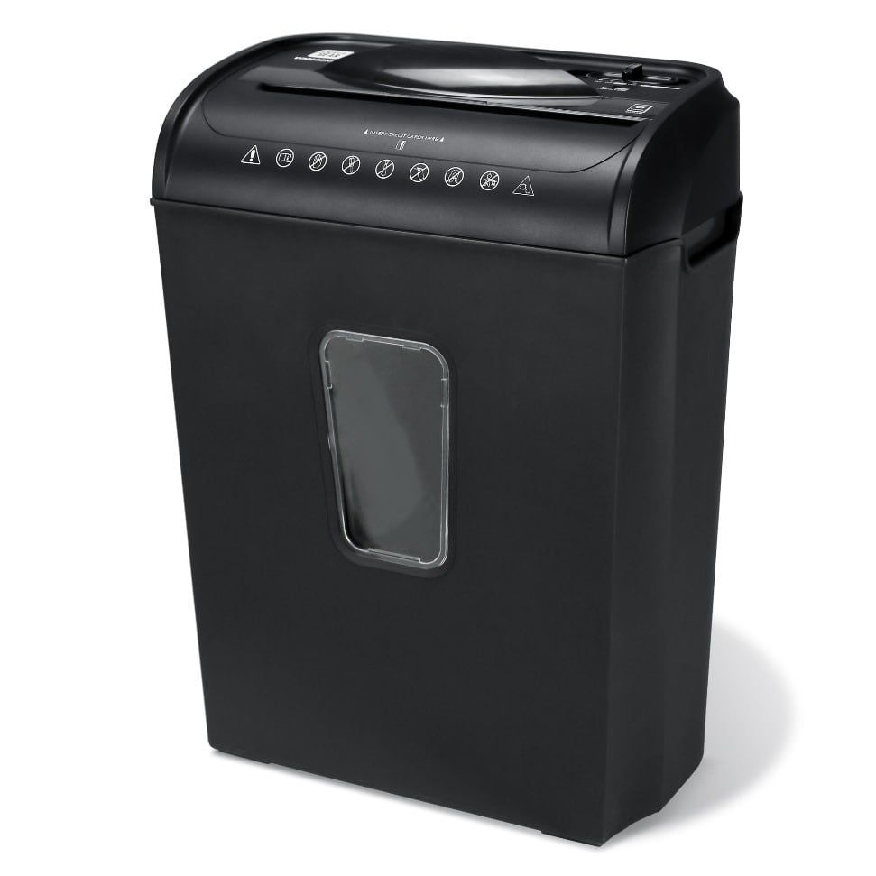 6-sheet Crosscut Paper Shredder