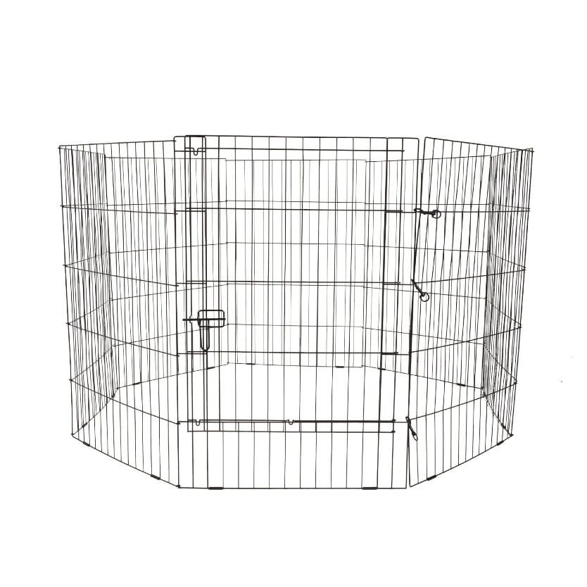 Vibrant Life 8-Panel Pet Exercise Play Pen with Door, 36H