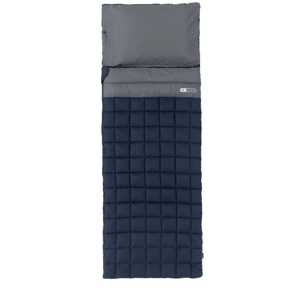 Ozark Trail 40F Weighted Sleeping Bag  Navy &amp; Gray (95 in. x 34 in.)