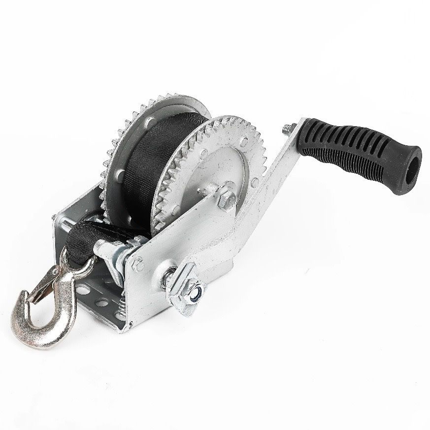 Ozark Trail 2000 lb Carbon Steel Trailer Winch with Strap